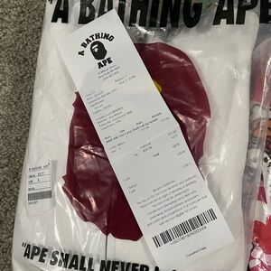 BAPE ABC Dot Camo Full Zip Hoodie White L